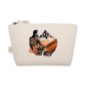Motorcycle Mountains / Motorcyclists - Organic Pouch - nature - Front