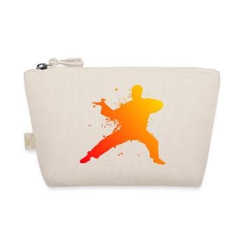 Kampfsport Herren Kungfu Wushu Damen Kung Fu - Bio-Täschchen - Natur - Vorne