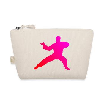 Wushu Kungfu Kung Fu Kampfsport Herren Damen - Bio-Täschchen - Natur - Vorne