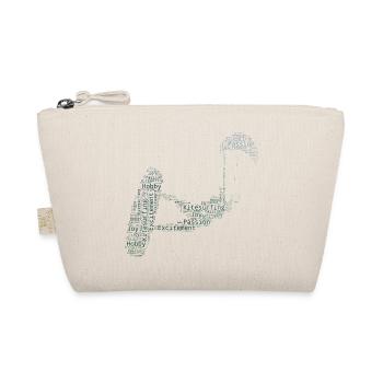 Kitesurfing Kitesurfer Kitesurf Kite Kiting - Organic Pouch - nature - Front