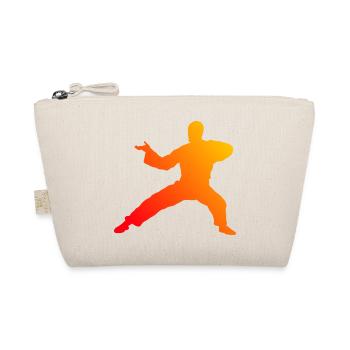 Wushu Kung Fu Kampfsport Herren Kungfu Damen - Bio-Täschchen - Natur - Vorne