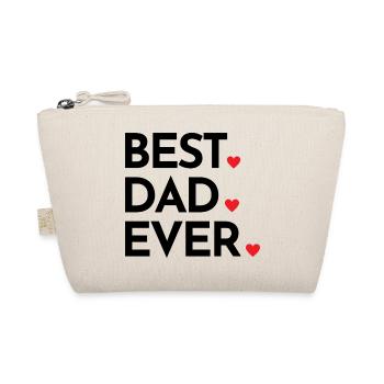 Best dad ever - cadeau incontournable pour papas - Trousse biologique - nature - Devant