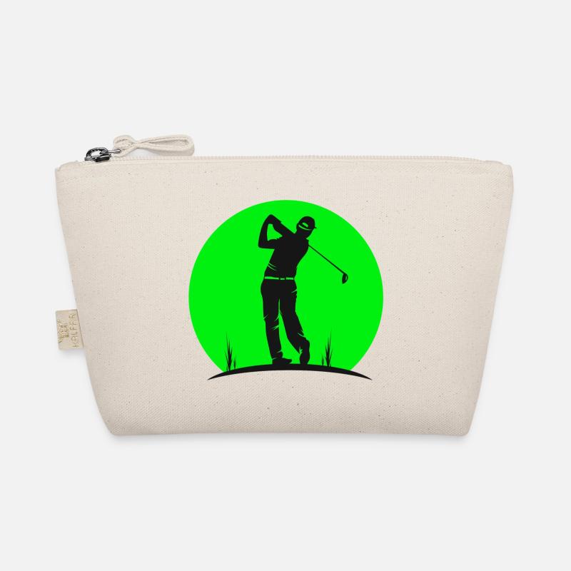 Golf, Golf, Vintage Golf - Bio-Täschchen - Natur