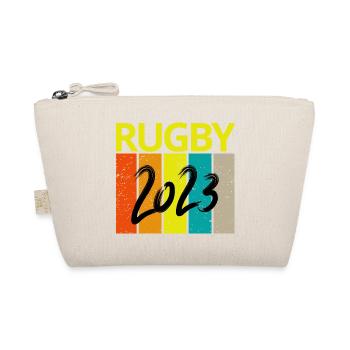 Rugby, Rugby-Sport, Rugby-Fan, Rugby 2023 - Bio-Täschchen - Natur - Vorne