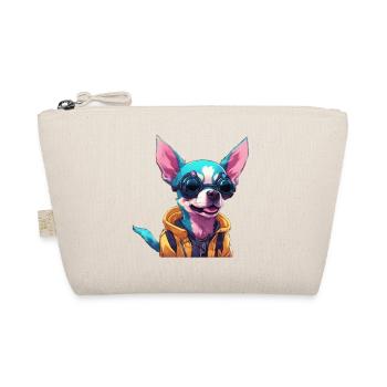 TechTails // Cyberpunk Dog - Organic Pouch - nature - Front