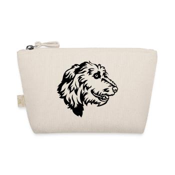 Tête de lévrier irlandais - Trousse biologique - nature - Devant
