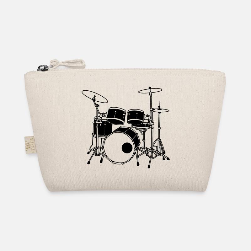 Drumset - Bio-Täschchen - Natur