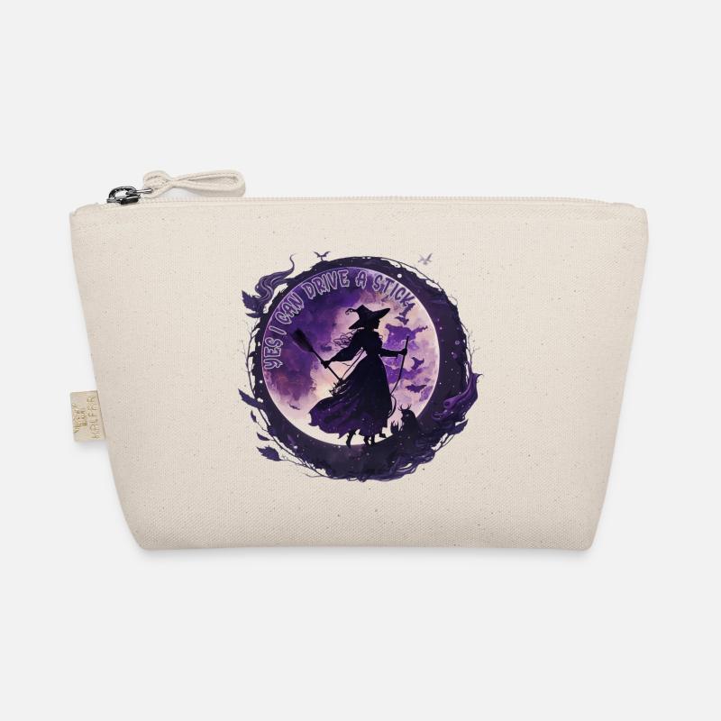 Moon Magic Witch Under Night Moon Halloween Organic Pouch