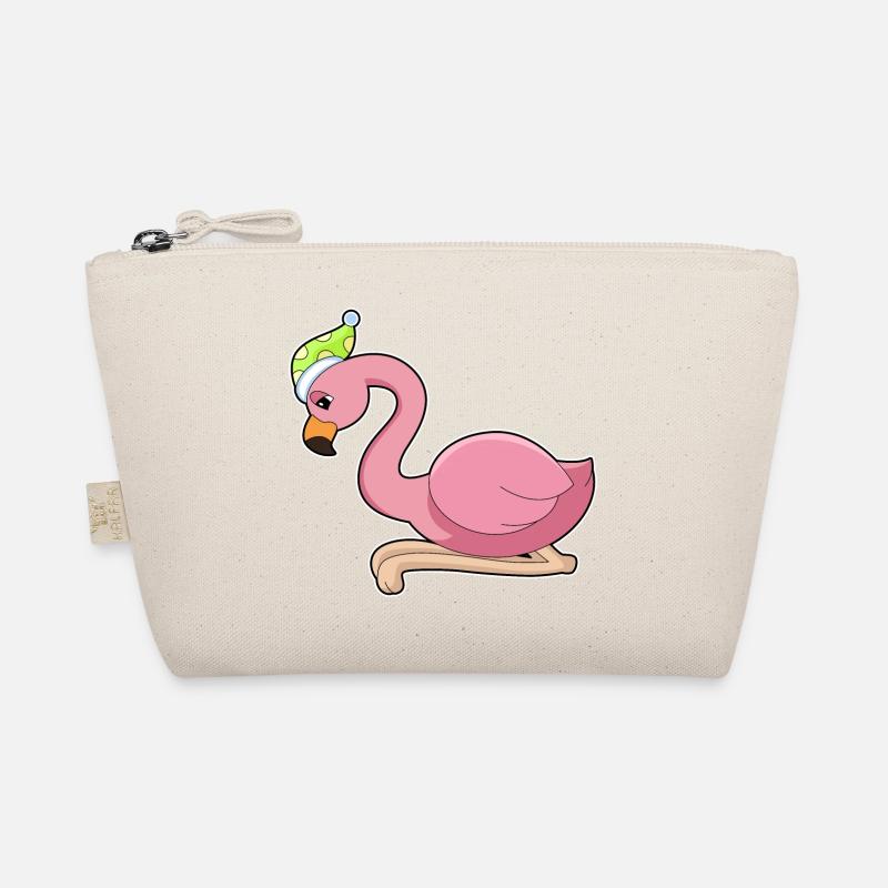 Bonnet de nuit Flamingo Sleeping Trousse biologique