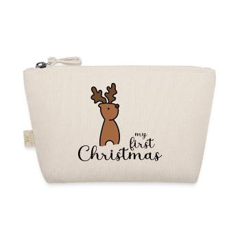 my first christmas design - Bio-Täschchen - Natur - Vorne