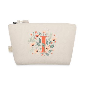 I typography floral - Bio-Täschchen - Natur - Vorne