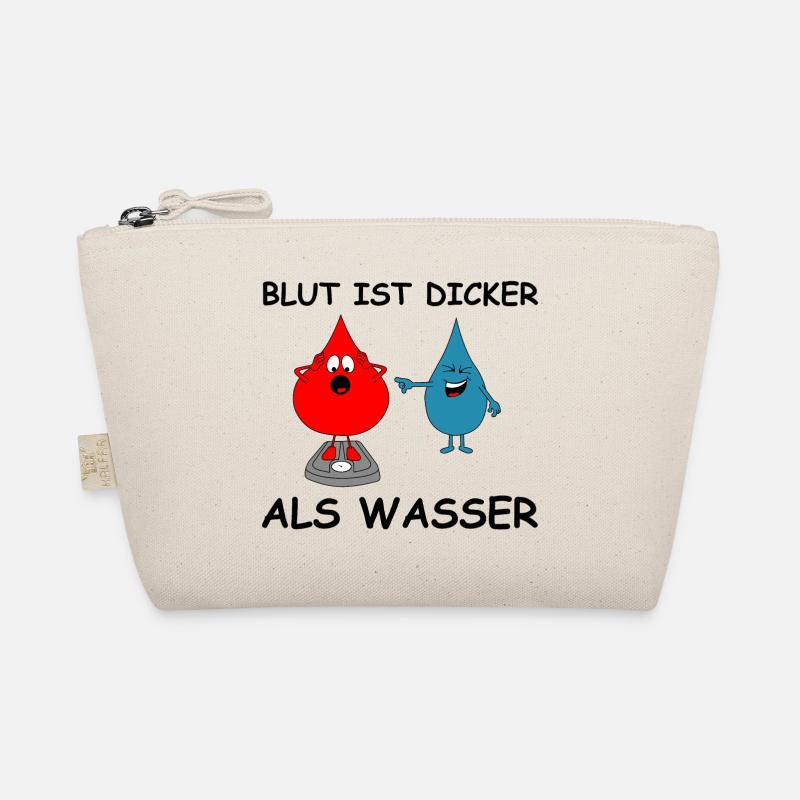 Blut ist dicker als Wasser | lustige Bilder Bio-Täschchen