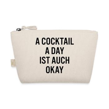 A cocktail a day is also okay - Organic Pouch - nature - Front