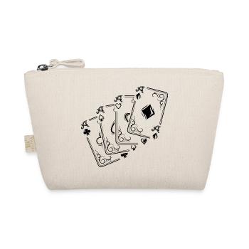 Cards Icon Playing Cards Sheet Poker Skat Player - Organic Pouch - nature - Front