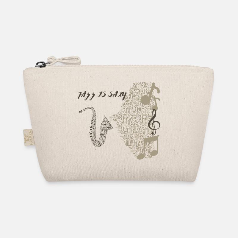Conception de saxophone musical en notes Trousse biologique