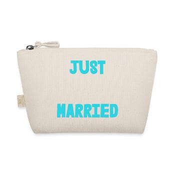ICH HABE GERADE GEHEIRATET. Junggesellinnenabschied. VALENTINSTAG. PAAR. HERZ - Bio-Täschchen - Natur - Vorne