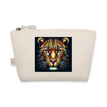 Leopard - Bio-Täschchen - Natur - Vorne
