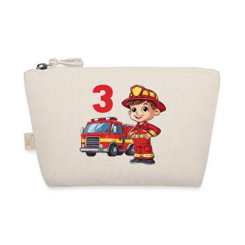 Camion de pompiers 3 anniversaire pompier pompier - Trousse biologique - nature - Devant