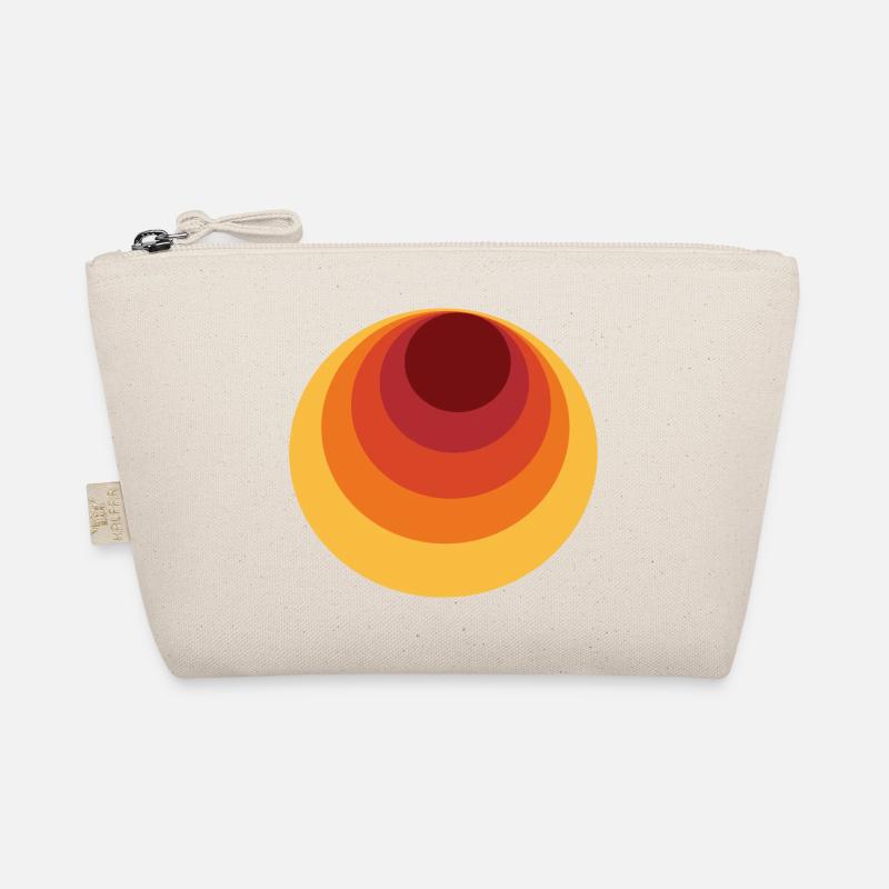 Retro Circle Polka Dot Organic Pouch