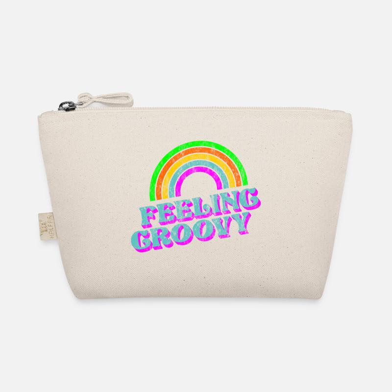Feeling groovy 70s dicotheque disco music Organic Pouch