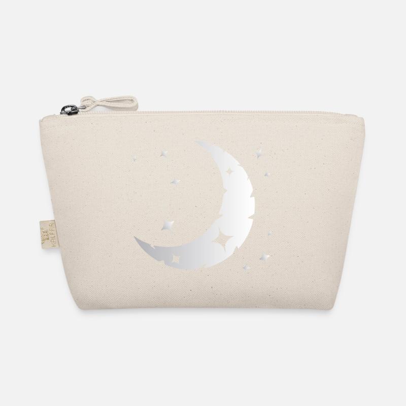 Mond und Sterne - Bio-Täschchen - Natur
