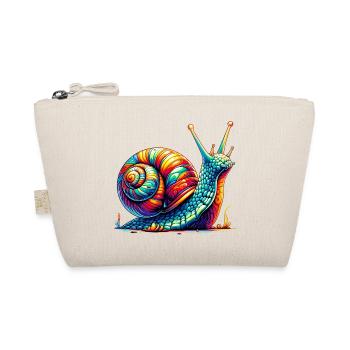 Schnecke - Bio-Täschchen - Natur - Vorne