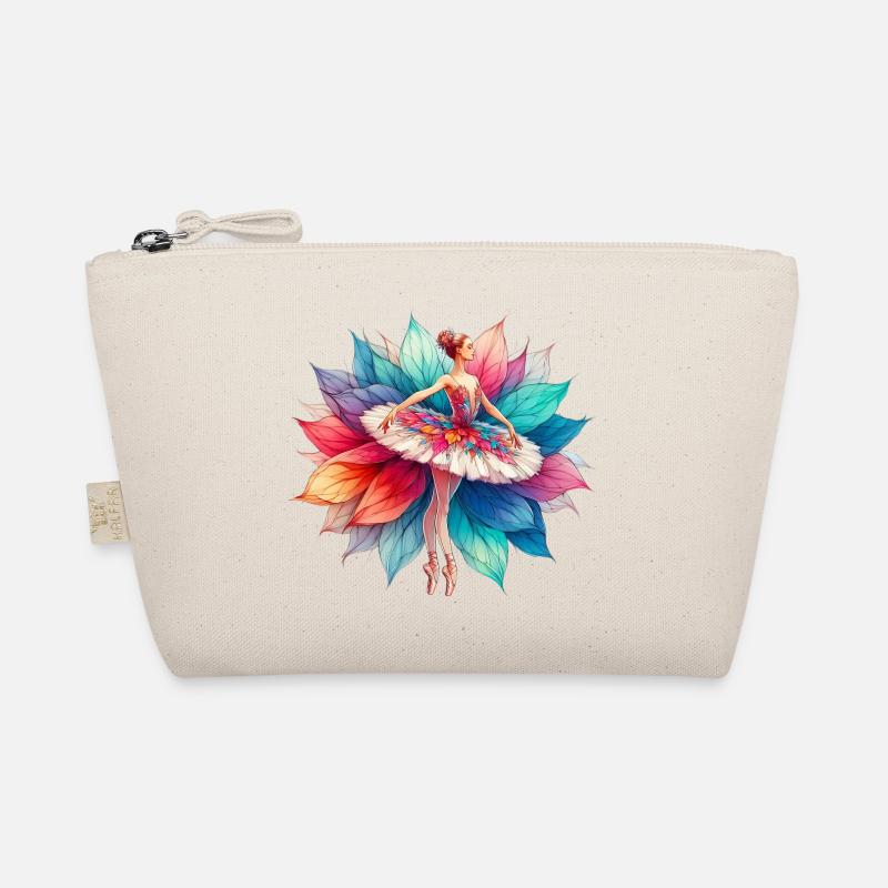 Ballet dancer with tutu Organic Pouch