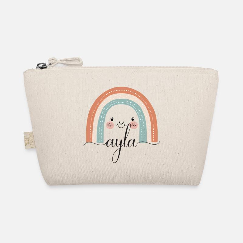 Ayla! Rainbow, customisable Organic Pouch