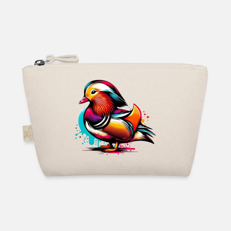 Mandarin duck Organic Pouch