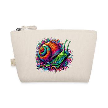 Schnecke - Bio-Täschchen - Natur - Vorne