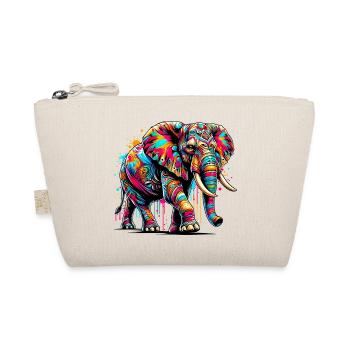 Elefant - Bio-Täschchen - Natur - Vorne