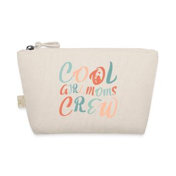 Cool Boy Moms Crew – Mom Life Design - Bio-Täschchen - Natur - Vorne
