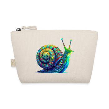 Schnecke - Bio-Täschchen - Natur - Vorne