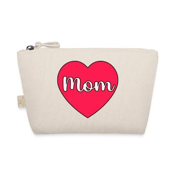 Mom Heart - Organic Pouch - nature - Front