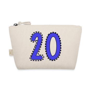 20. 20 YEARS. 20th ANNIVERSARY. 20 YEARS ANNIVERSARY. - Organic Pouch - nature - Front