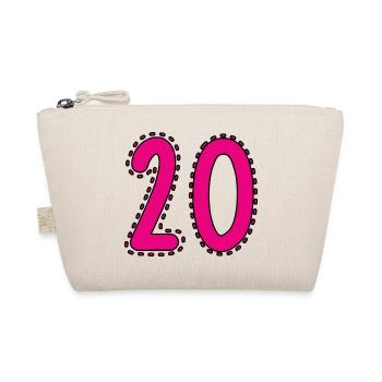 20. 20 YEARS. 20th ANNIVERSARY. 20 YEARS ANNIVERSARY. - Organic Pouch - nature - Front