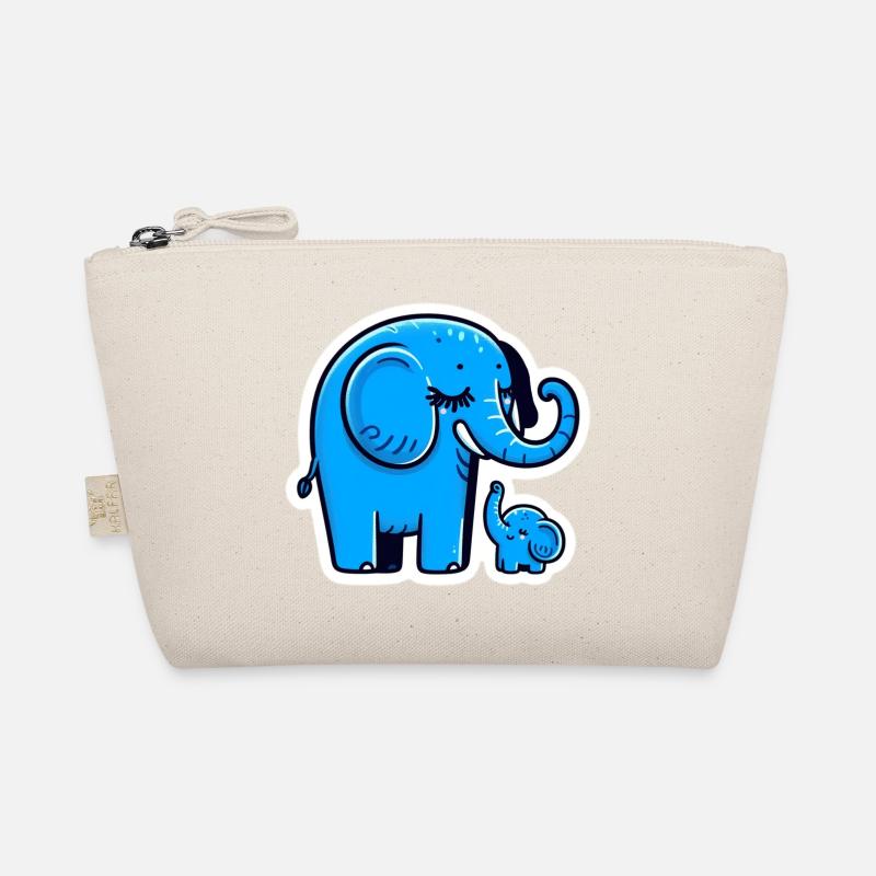 Blue elephants Organic Pouch