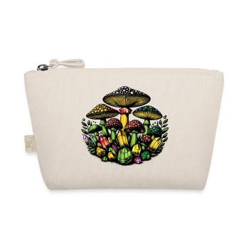 magical mushrooms and crystals - Organic Pouch - nature - Front