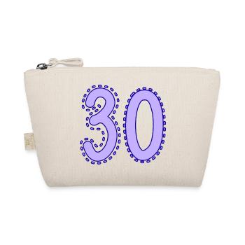 30. 30 YEARS. 30th ANNIVERSARY. 30 YEARS ANNIVERSARY. - Organic Pouch - nature - Front