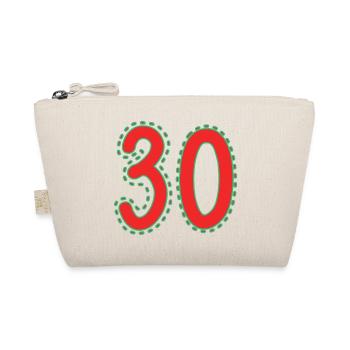 30. 30 YEARS. 30th ANNIVERSARY. 30 YEARS ANNIVERSARY. - Organic Pouch - nature - Front