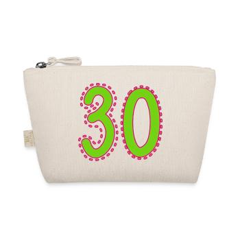 30. 30 YEARS. 30th ANNIVERSARY. 30 YEARS ANNIVERSARY. - Organic Pouch - nature - Front