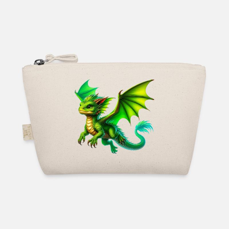 Drache - Bio-Täschchen - Natur