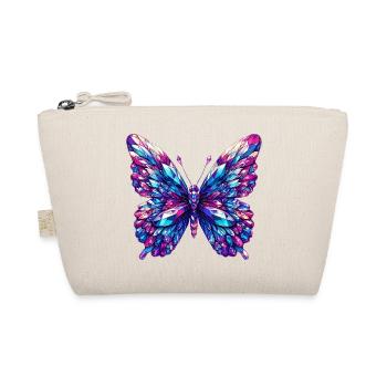 Kristall-Schmetterling - Bio-Täschchen - Natur - Vorne