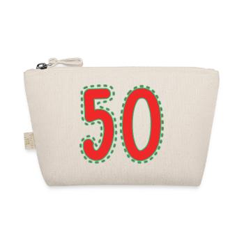 50. 50 ANS. 50e ANNIVERSAIRE. ANNIVERSAIRE 50 ANS. - Trousse biologique - nature - Devant