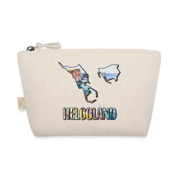 Aquarell Landkarte Helgoland - Bio-Täschchen - Natur - Vorne