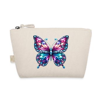 Schmetterling, Diamant, Diamanten, Kristalle, Kristall - Bio-Täschchen - Natur - Vorne