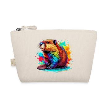 Beaver - Organic Pouch - nature - Front