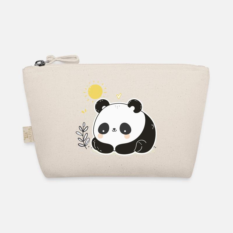 Marko der Panda: Niedlichkeit entfesselt - Bio-Täschchen - Natur