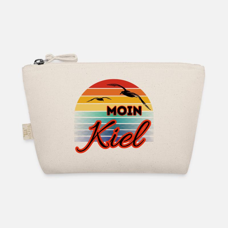 Moin Kiel avec mouette dans un style rétro Trousse biologique