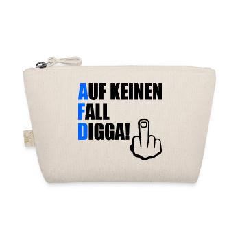 auf keinen fall digga - Bio-Täschchen - Natur - Vorne